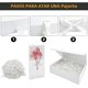 thumbnail image 3 of Juego de Cajas de Regalo con Cierre Magnético, 38x28x12 CM, para San Valentín, Navidad, Bodas, Cumpleaños, Aniversario -Bolsa de Regalo + Cinta + Tarjeta de Felicitación + Rafia (Blanco), 3 of 4