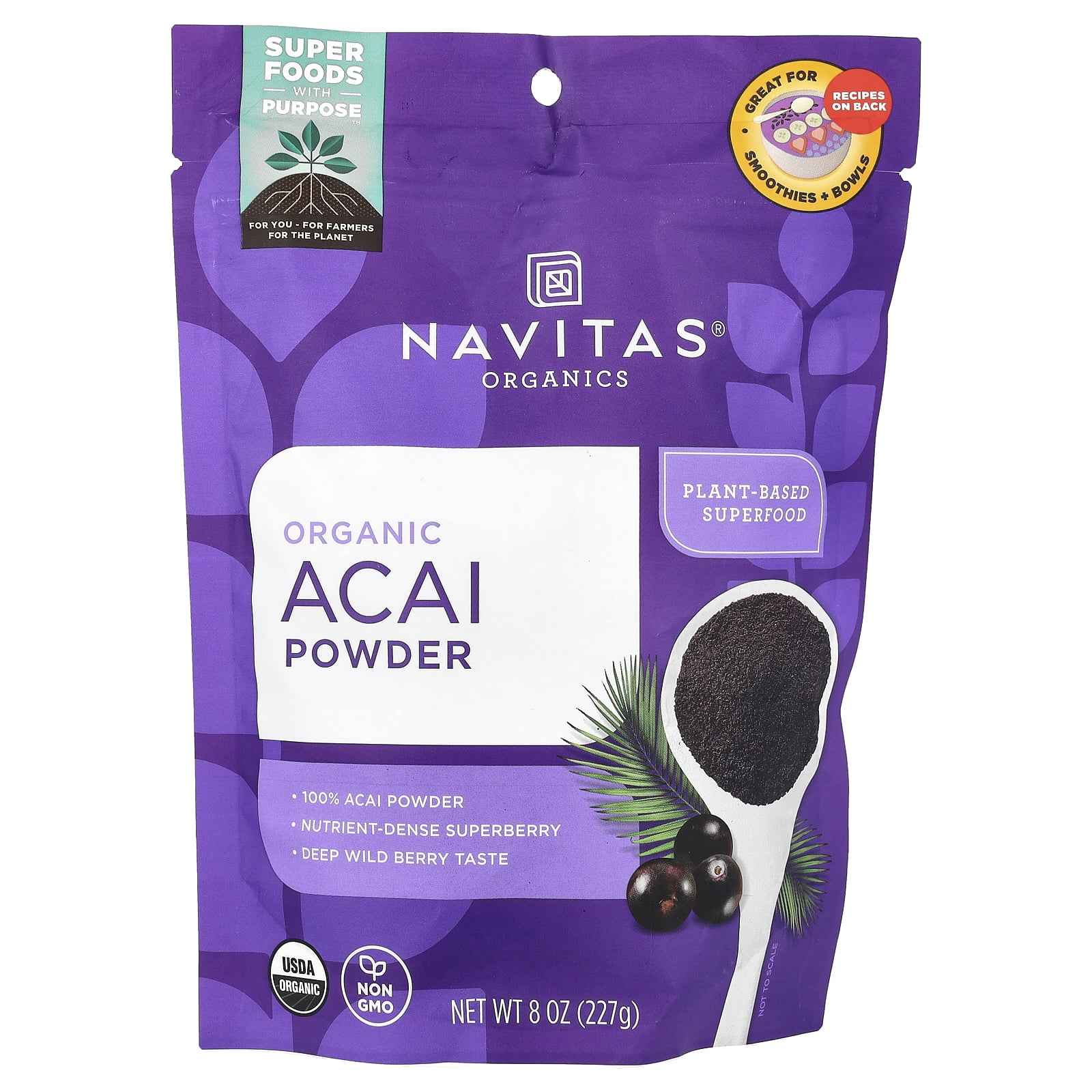 Navitas Organics Acai Powder, 8oz