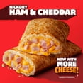 thumbnail image 3 of Hot Pockets Hickory Ham and Cheddar, Crispy Buttery Crust, Frozen Snack, 5 Pack 22.5 oz, 3 of 16