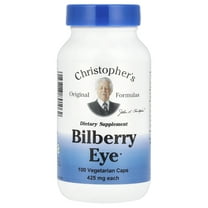 Dr. Christopher's Bilberry Eye - 450 mg - 100 Vegetarian Capsules