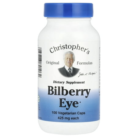 Dr. Christopher's Bilberry Eye - 450 mg - 100 Vegetarian Capsules