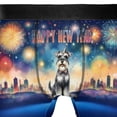 thumbnail image 4 of Happy New Year with Schnauzer Fireworks Holiday Xmas Winter 2025 All Over Print Boxer Briefs Underwear for Men Dad Miniature Schnauzer Dog Lover - 00025, 4 of 6