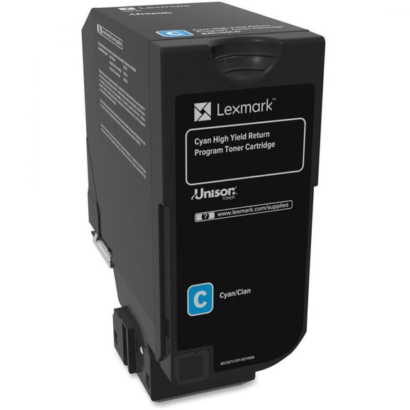 Lexmark CX725 Cyan High Yield Return Program Toner Cartridge