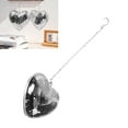 thumbnail image 1 of Heart Shaped Mirror Ball Decor With Chain For Party Bar KTV, Premium Material Handcrafted Sparkling Effect, 1 of 8