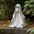 thumbnail image 4 of Spooky Ghost Garden Sculpture Halloween Adorable White Ghost Create Atmosphere Fun Decorative Ornament, 4 of 10