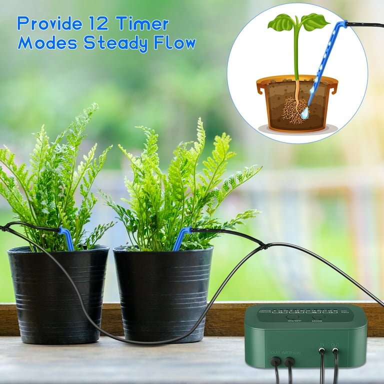 PChero Solar Automatic Drip Irrigation System 15-Pot photo 8