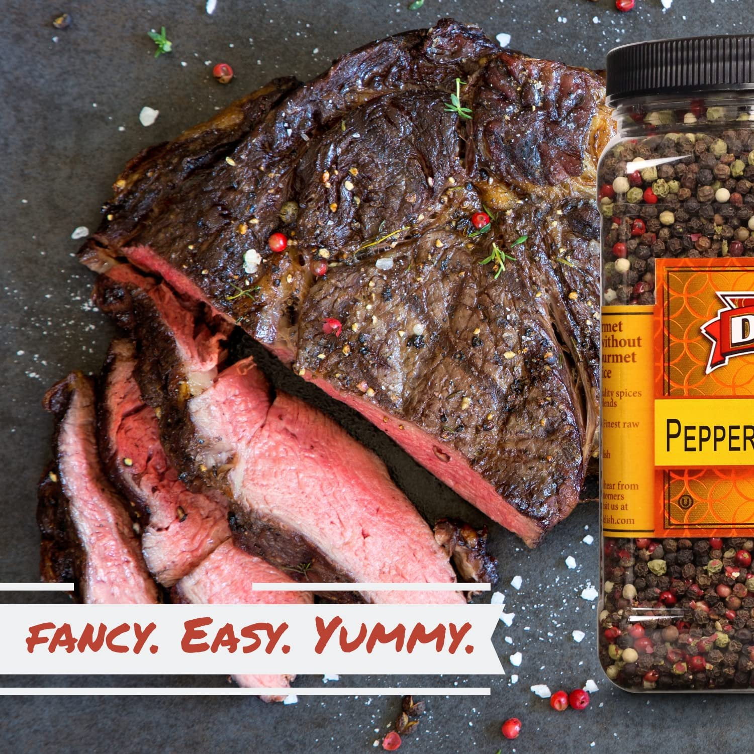 Whole Peppercorn Medley by It's Delish - 30 OZ Jumbo Reusable Container - Whole Black, Green, White & Pink Peppercorn Blend - Great Dried Multicolored Pepper Mix for Refill - All Natural