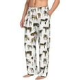 thumbnail image 6 of Salouo Cow Print Pajama Pants for Men, Lounge Pants Elastic Waistband Casual Men's sleepwear Loungewear Sleep Pajama Pant -Small, 6 of 7