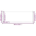 thumbnail image 4 of vidaXL Patio Retractable Side Awning 220x600 cm Black, 4 of 5