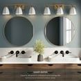 thumbnail image 4 of Nathan James Aubrey 3-Lights Bathroom Vanity Light Fixture with Gold Metal Frame and White Cage Shade, 4 of 7