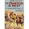 thumbnail image 2 of Unknown 23x32 Gold Ornate Wood Framed with Double Matting Museum Art Print Titled - Vintage Westerns: Phantom of the West - Ghost Riders, 2 of 4