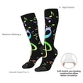 thumbnail image 4 of Vsdgher Music Notes Knee Socks, High Socks Long Stretchy Sock Women Knee High Stocking, Long Socks for Women, 4 of 6