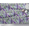 thumbnail image 3 of Soimoi Crepe Silk Fabric Leaves Artistic Print Sewing Fabric Yard 42 Inch Wide, 3 of 3