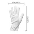 thumbnail image 4 of Matsuzay Guantes Cotton Factory Mittens White Housework Guantes Unisex Elástico Guante para conducir Cadenas y protecciones para puertas de seguridad, 4 of 6