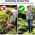 thumbnail image 4 of 2-in-1 Cordless Tiller & Cultivator with Extension Pole – Battery Powered Handheld Garden Tool, Rechargeable Soil Cultivator for Weeding, Flower Beds, Trenching, 4 of 8