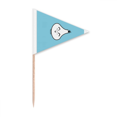 thumbnail image 1 of Garlic Sle Lovely Little Face Toothpick Triangle Cupcake Toppers Flag, 1 of 3