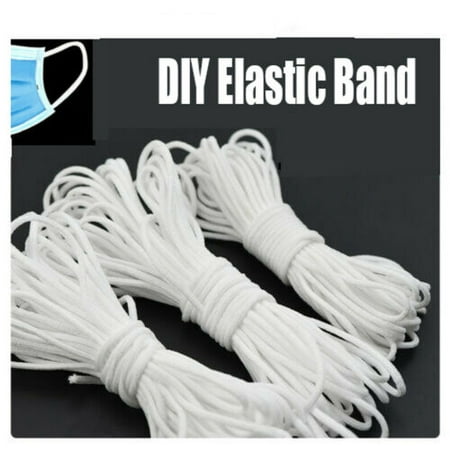elastic cord round 3mm yards masks sewing band diy walmart