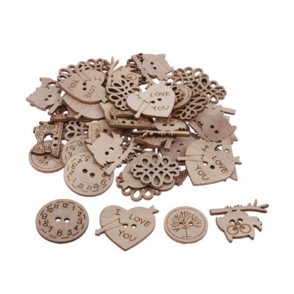 Corona De Madera Natural Para Decorar - Diferentes Tamaños, 3 Mm Grosor, Ideal Para Scrapbooking, Manualidades O Fiestas
