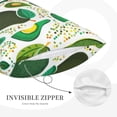thumbnail image 5 of Daiia Green Avocado Bedding Waterproof Pillow Protector Zippered Queen – Bed Bug Proof Pillow Encasement-16"x24", 5 of 9