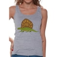 thumbnail image 1 of Awkward Styles Dinosaur Tanks Dimetrodon Tank Tops for Women Dimetrodon Tank Top Spirit Animal Shirts for Women Dimetrodon Outfit Gifts for Her Dinosaur Themed Party Dinosaur Gifts for Women, 1 of 4