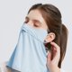 thumbnail image 4 of Máscara facial unisex de verano para correr y ciclismo para mujeres con orejas de montaje ajustables, 4 of 5