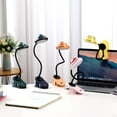 thumbnail image 3 of Night Light Wireless USB Rechargeable LED Starry Sky Projection Desk Clip Reading Lamp for Laptop, 3 of 8