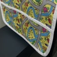 thumbnail image 3 of Car Race Track Microwave Oven Cover, Abstract Roadway Activity Illustration with River Intersecting Roads, Water Resistant Organizer with Pockets for Kitchen, 36" x 12", Multicolor, by Ambesonne, 3 of 4
