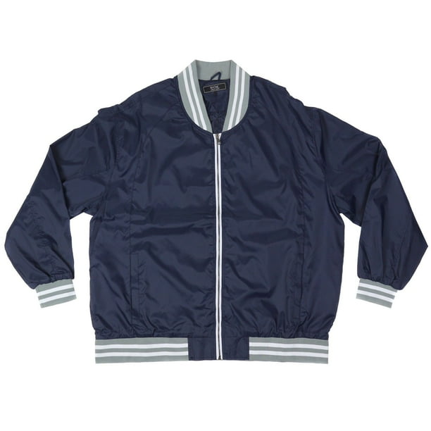 ROK Men's Big & Tall Plus Size Lightweight Nylon Zip Windbreaker Bomber
