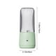 thumbnail image 3 of Batidora portátil con carga USB - Acero inoxidable de 6 palas, inalámbrica, zumo de 40 segundos y trituración de hielo, compacta para viajes y oficina, verde o rosa, 3 of 6
