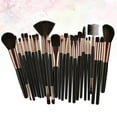 thumbnail image 1 of OULII Cosmetics Brush 25Pcs Nylon Makeup Brush Set Assorted Color Plastic For Ladies Who Usually Make Up, 1 of 8