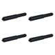 thumbnail image 1 of 4 piezas de soporte para papel higiénico con resorte y rodillo para caja de pañuelos, núcleo de repuesto para rollo de papel Negro, 1 of 9