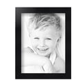 thumbnail image 2 of ArtToFrames 6" x 8" Satin Black Tall Picture Frame, 6x8 inch Black Wood Poster Frame (WOM-1852), 2 Pack, 2 of 7