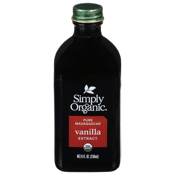 Pack Of 3 Simply Organic Pure Madagascar Vanilla Extract, 8 oz (Package May Vary)