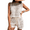 Apricot Color, variant on LYMAYTER Women Coverup Suit 2 Pieces Knit Beach Set Handmade Crochet Sleeveless Top Shorts Outfit S-L