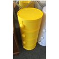 thumbnail image 2 of Rangement rond George en jaune, 2 of 4