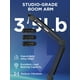 thumbnail image 5 of InnoGear Mic Boom Arm Soporte de micrófono Gestión de cables para Blue Yeti FIFINE AM8 K669B HyperX QuadCast S SoloCast AT2020 Shure SM7B MV7 y otros micrófonos, 5 of 5