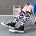 thumbnail image 5 of Naloa record rock music Skull Thigh High Socks Extra Long Stretchy Sock Women Over Knee High Opaque Stocking Daily Wear, 5 of 6