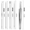 thumbnail image 5 of Juego de herramientas para extraer puntos negros HUOGUO con 4 pinzas y 1 precio, 5 of 5