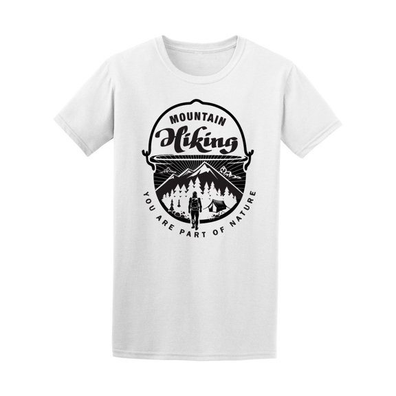 Mountain Hiking Travel Nature Tee Men's -Image by Shutterstock