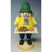 German nutcracker toy salesman, height 20 cm / 8 inch, original Erzgebirge by Richard Glaesser Seiffen