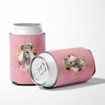 thumbnail image 5 of Carolines Treasures CK4231CC Irish Wolfhound Pink Flowers Can or Bottle Hugger Can Hugger multicolor, 5 of 5