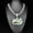 Silver-18inch, variant on Hip Hop Cuban Chains MG Letter Green Money Bag Pendant Necklace With 13mm Miami Cuban Chain Iced Out Bling HipHop Necklaces Fashion Jewelry