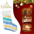 thumbnail image 4 of Coolnut Christmas Stockings Tie Dye Stripes , 1 Pack 17.7" Xmas Fireplace Santa Socks Christmas Tree Hanging Stockings Decoration for Christmas Holiday Xmas Gift, 4 of 6