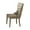 Champagne, variant on Set of 4 Leather & Champagne Finish Side Chair, Mid Century Kitchen Chairs, Upholstered Accent Chairs, Wooden Desk Chairs for Kitchen Dining Room (Champagne)