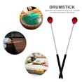 thumbnail image 1 of 1 par de baquetas de instrumentos de percusión de bajo con mango de arce, baquetas de Marimba, 1 of 8