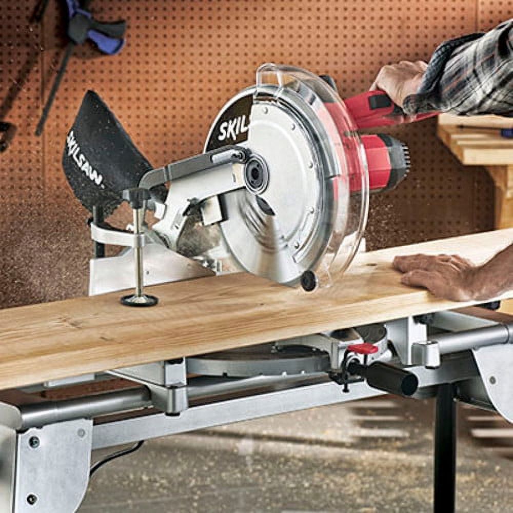 SKIL 12-Inch Quick Mount Compound Miter Saw with Laser, 3821-01 
