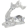thumbnail image 2 of Northlight Laying Acrylic Deer Christmas Decoration - 6.25", 2 of 6