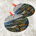 thumbnail image 3 of Isle of Man Christmas Ornament, Ceramic/Acrylic - Isle of Man Oceania Travel Souvenir, Festive Tree Ornament, Holiday Keepsake 2025, Gift for Adventurers, 2025 Edition, 3 of 5