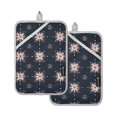 thumbnail image 7 of Yayeee Pot Holders Kitchen Heat Resistant with Pockets 7"x9.8" Cotton Oven Cooking Hot Pads, Red Fireworks Pattern, 7 of 7