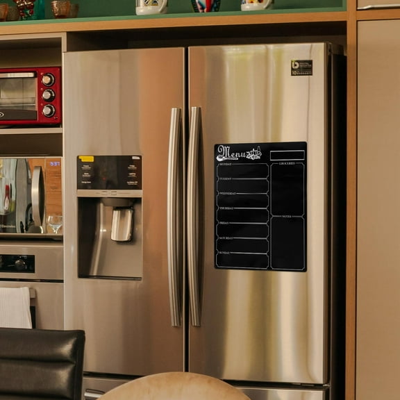 Soimiss Fridge Magnet Board Weekly Meal Planning Calendar Environmental Rubber For Family Communication 1Pack